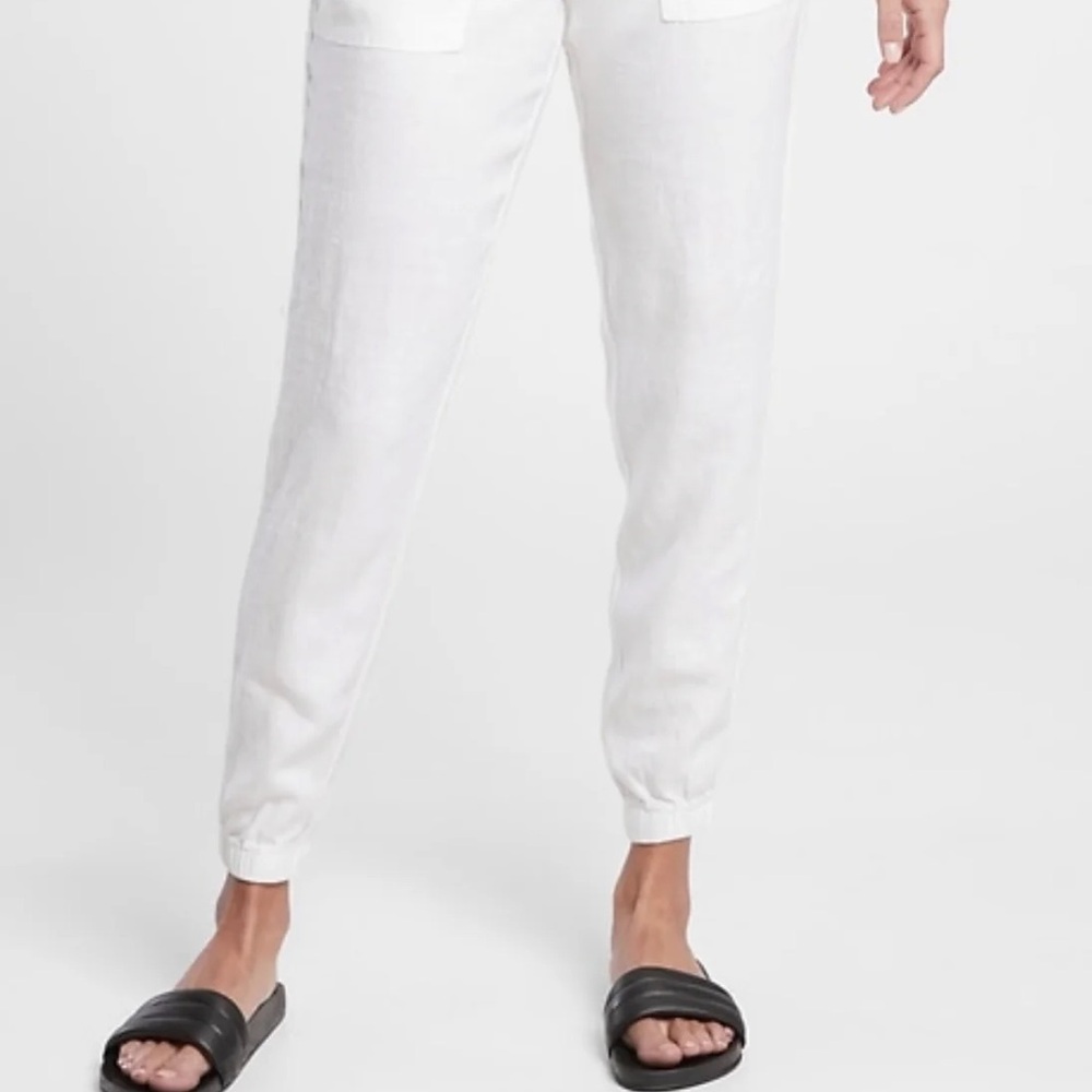 ATHLETA Cabo linen jogger white - Picture 2 of 10